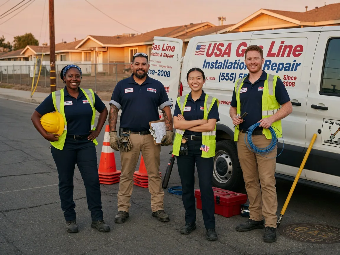 Gas Line Installation company in Newfield, NJ